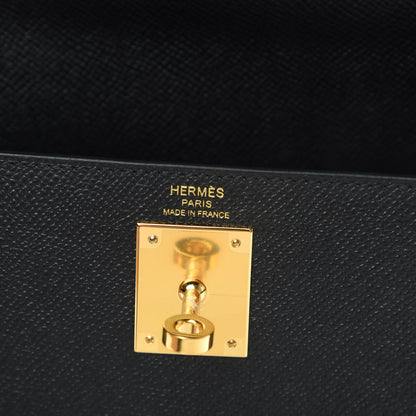 Hermes Epsom Kelly Sellier 28 Black 6 of 11