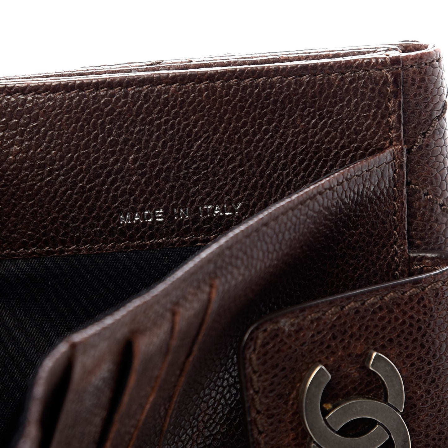 Caviar Wallet Dark Brown