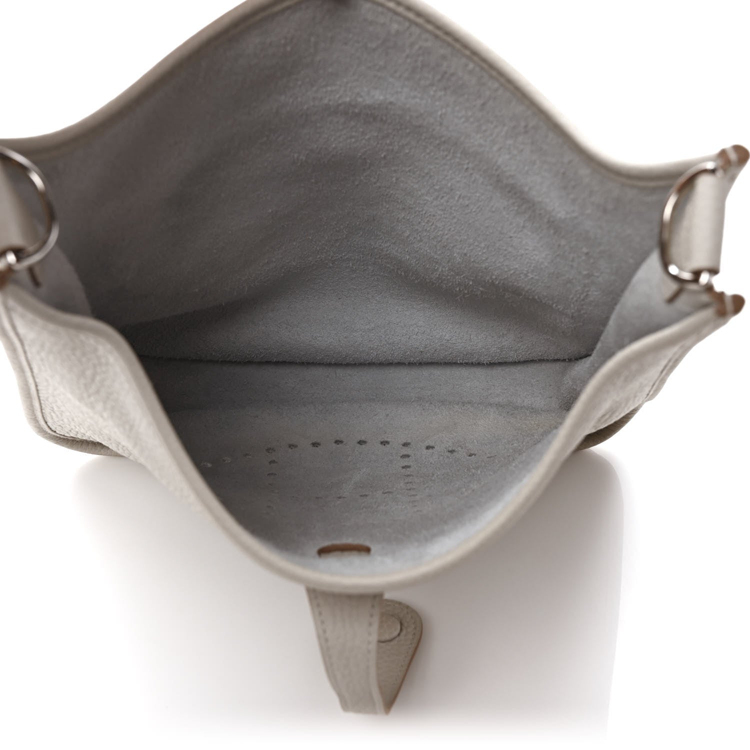 Hermes Taurillon Clemence Evelyne III PM Gris Perle 5 of 8