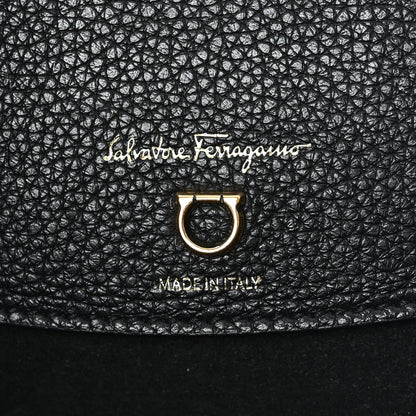 Salvatore Ferragamo Calfskin Travel Tote Black 6 of 10