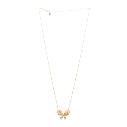 Tiffany 18K Rose Gold Sterling Silver Return to Tiffany Love Bugs Butterfly Pendant Necklace 3 of 8