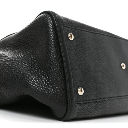 Gucci Pebbled Calfskin Medium Soho Shoulder Bag Black 9 of 10