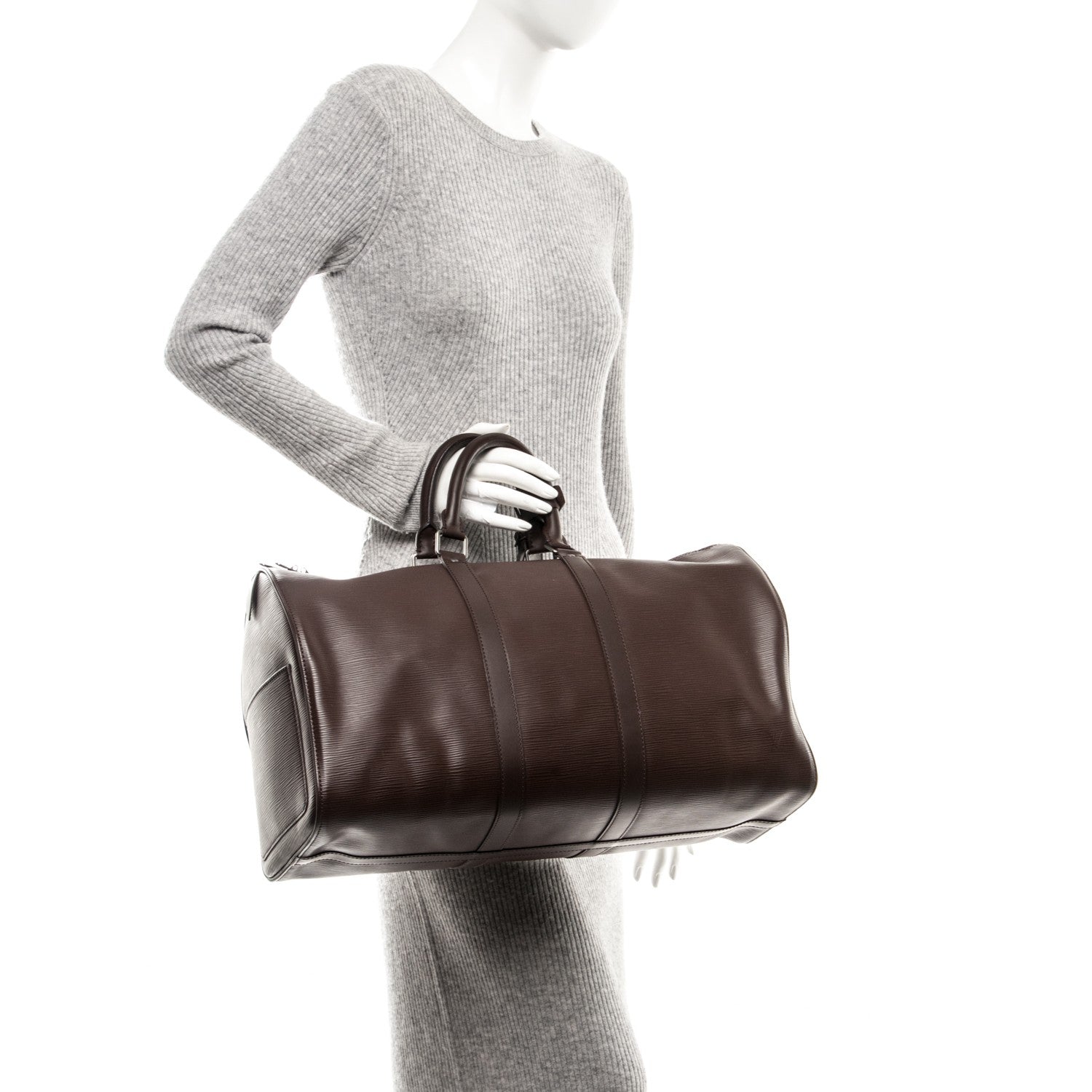 Louis Vuitton Epi Keepall 45 Moka 2 of 6