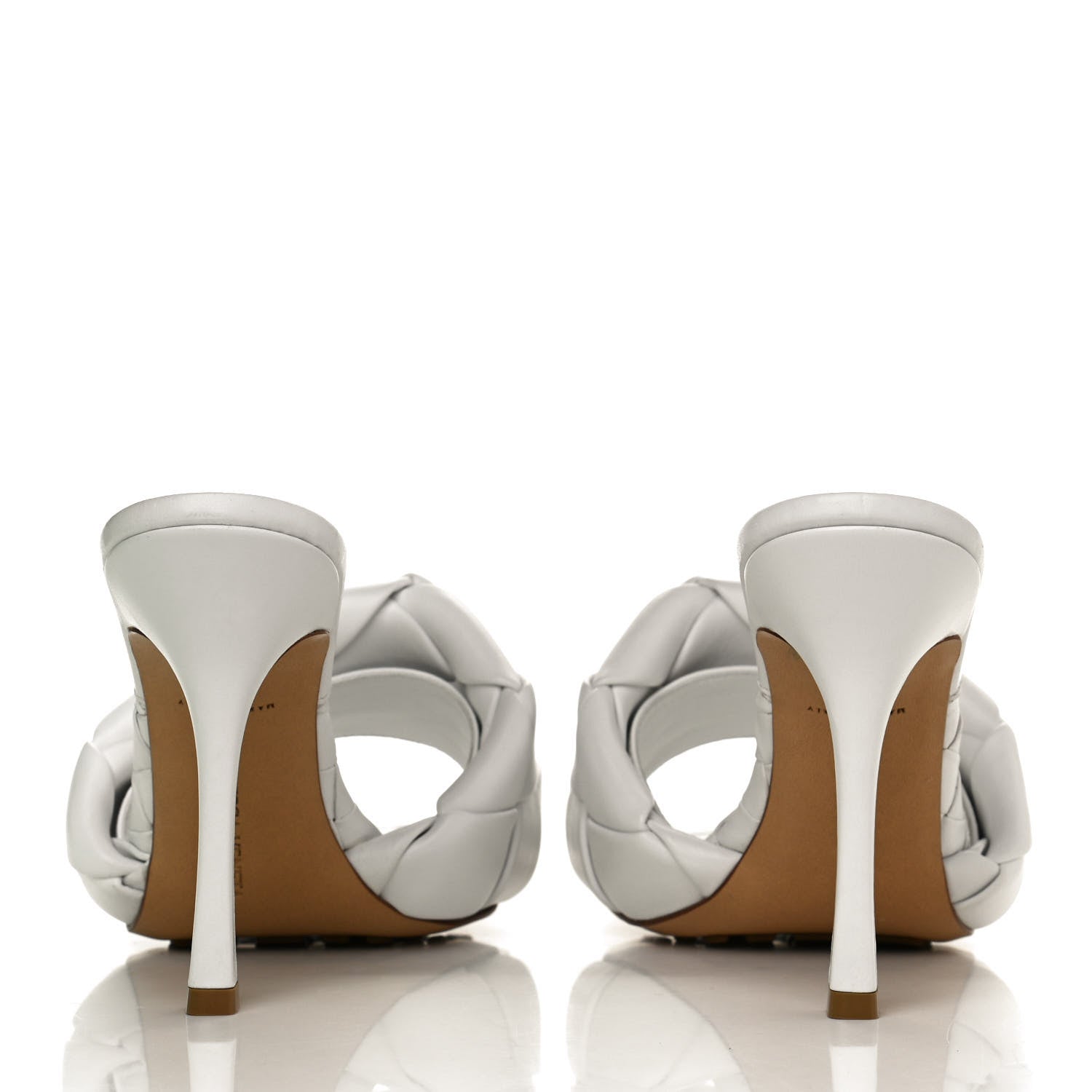 Bottega Veneta Nappa Maxi Intrecciato Lido Mule Sandals 41 Optic White 6 of 10