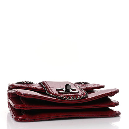 Chanel Patent Mini Madison Flap Red 6 of 11
