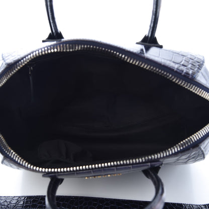 Givenchy Calfskin Crocodile Embossed Medium Antigona Dark Blue 5 of 7