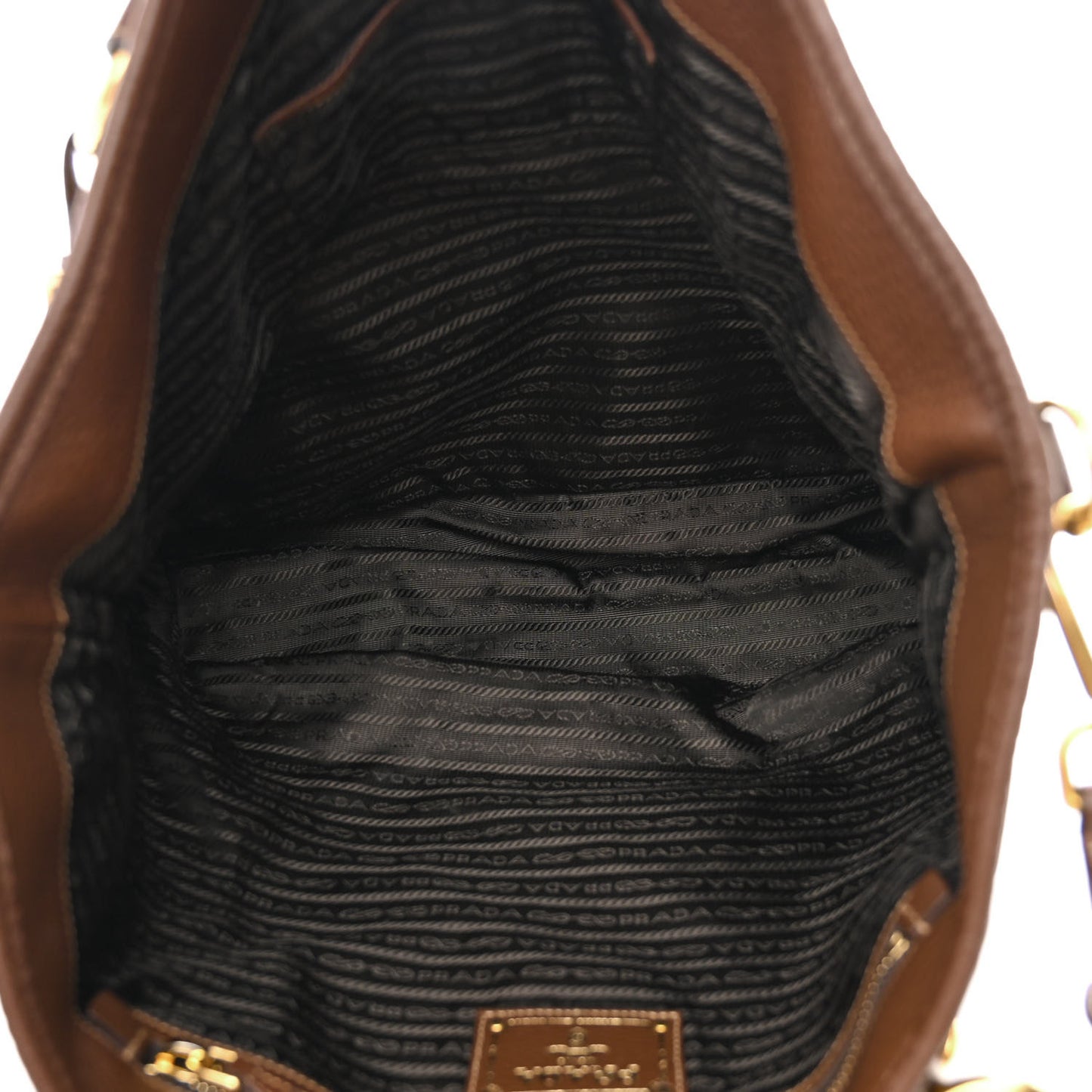 Tessuto Vitello Daino Saffiano Tote Bruciato