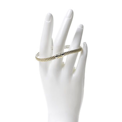 John Hardy Sterling Silver 18K Yellow Gold 5mm Classic Chain Reversible Bracelet 2 of 5