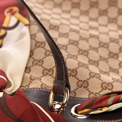 Gucci Monogram Large Positano Tote Brown 7 of 12