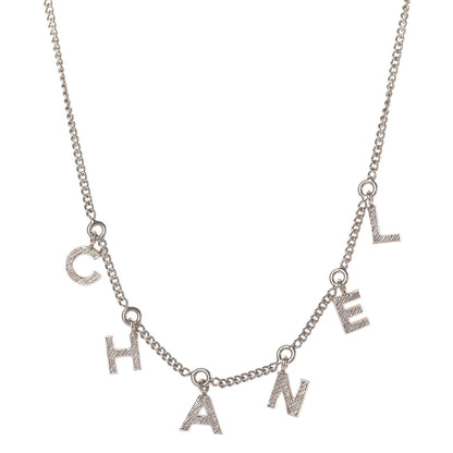 Chanel Logo Necklace Gold 1 of 5