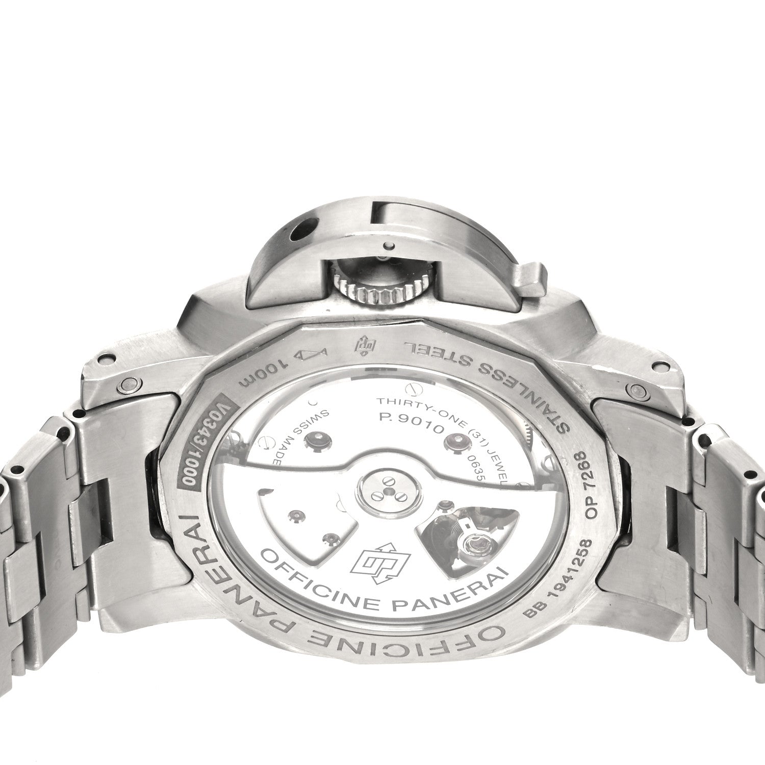 Panerai Stainless Steel 42mm Luminor Marina 1950 Automatic Watch PAM00977 4 of 4