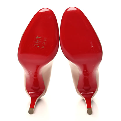 Christian Louboutin Patent Simple 100 Pumps 37 Nude 5 of 9