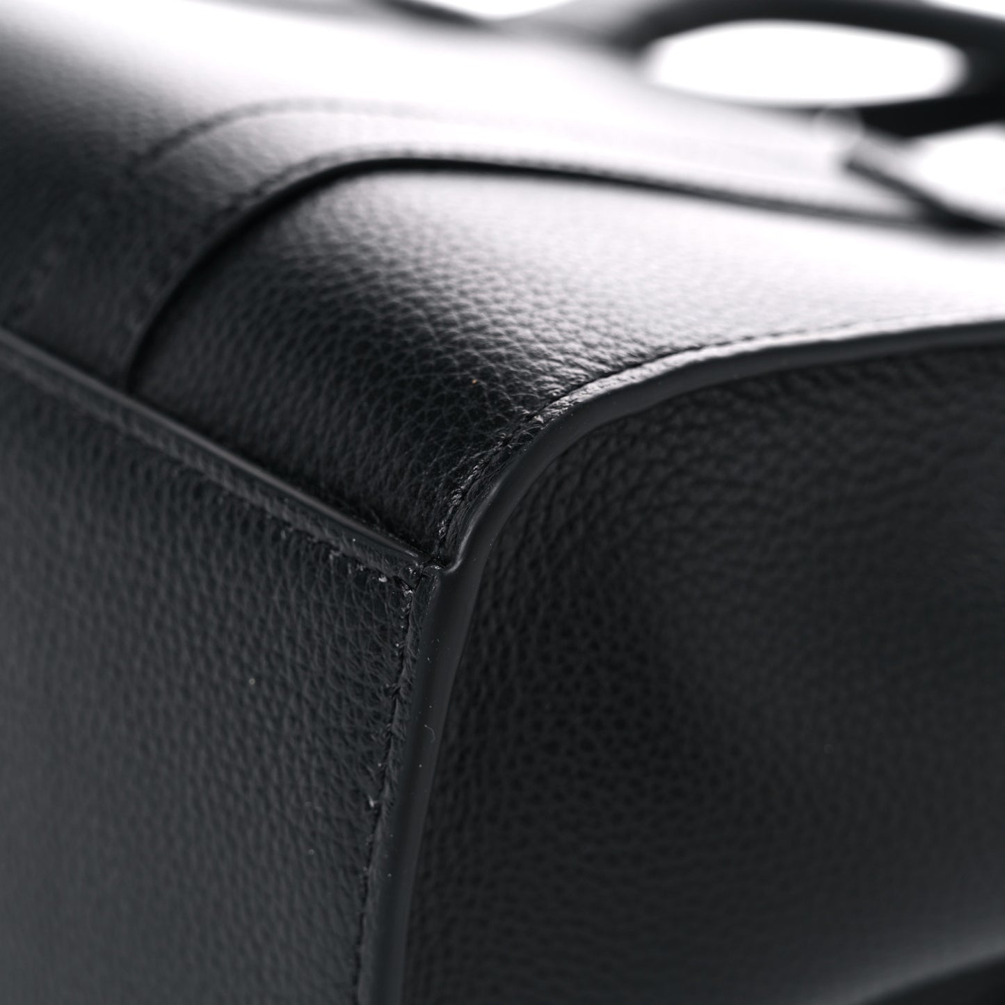 Small Classic Grain Mini Zipped Bayswater Black