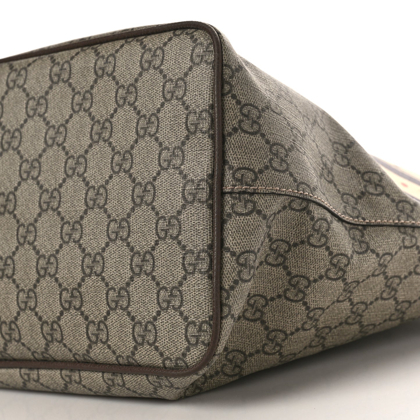 Soft GG Supreme Monogram Courrier Medium Crossbody Tote Beige New Acero
