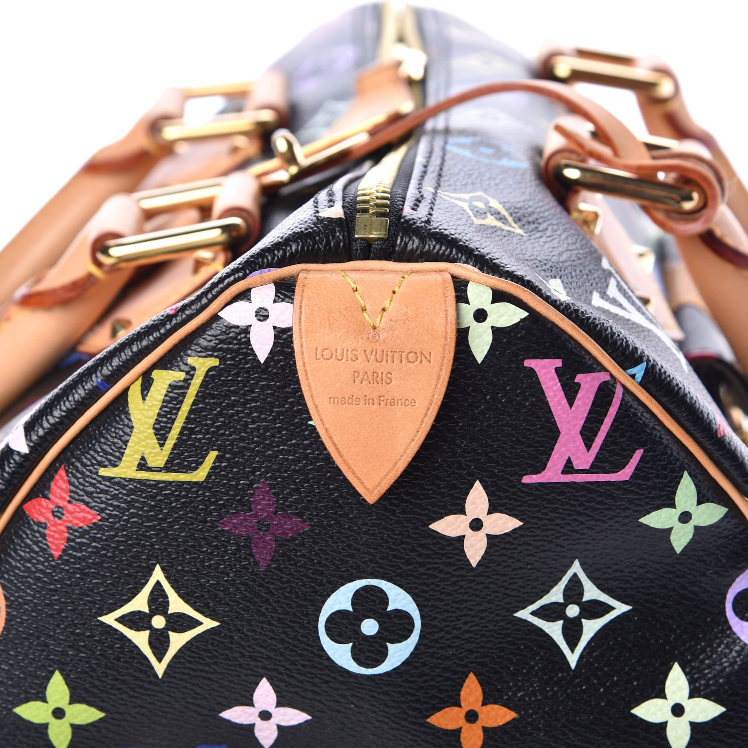 Louis Vuitton Monogram Multicolor Speedy 30 Black 6 of 11
