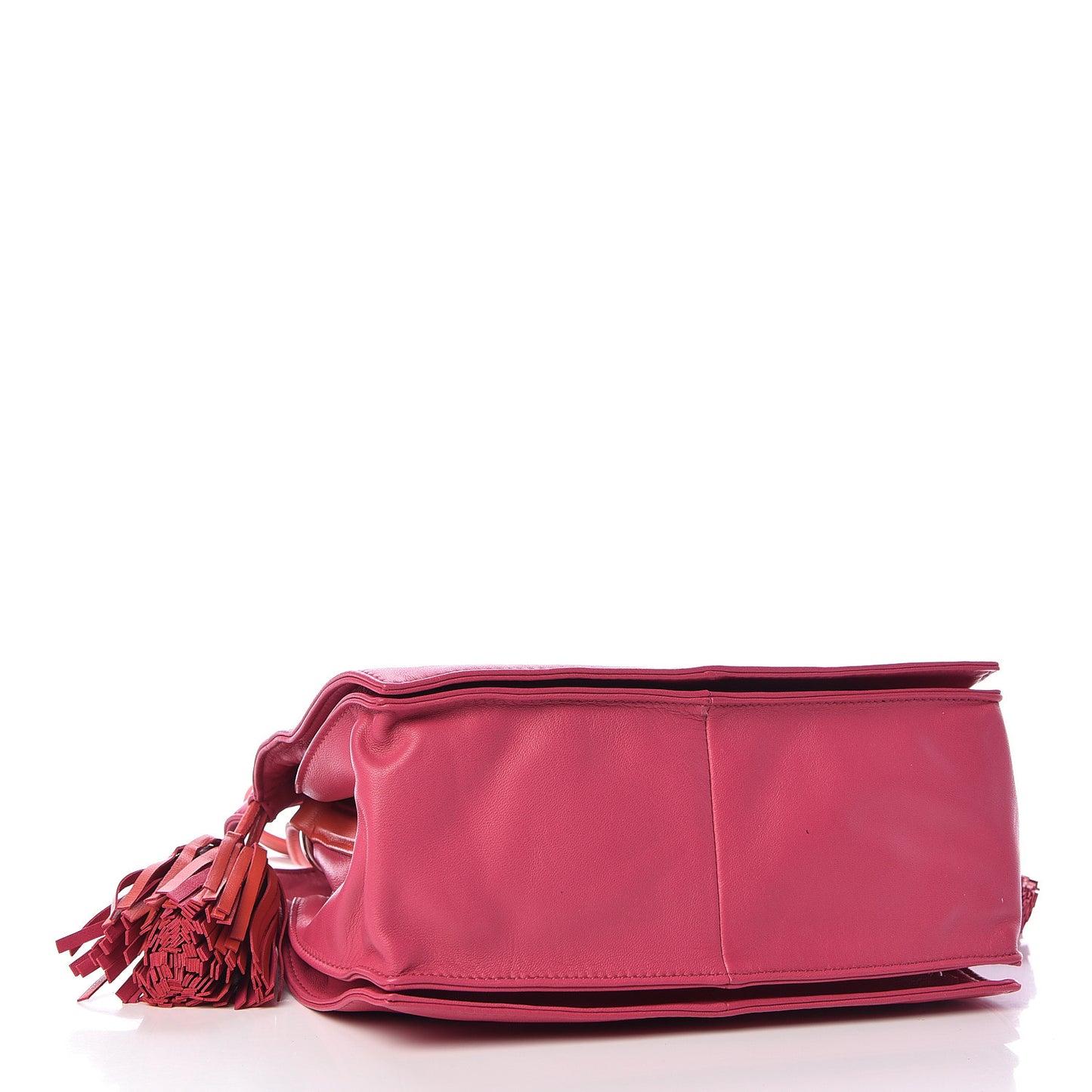 Calfskin Flamenco Shoulder Bag Magenta