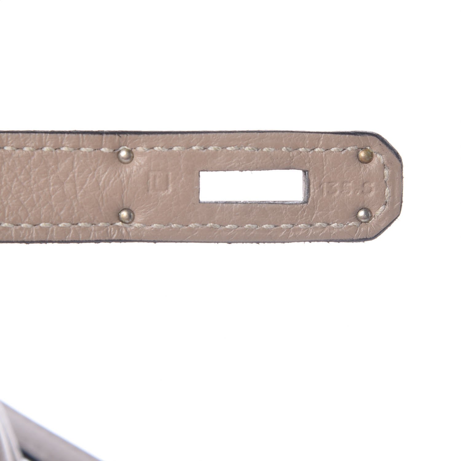 Hermes Taurillon Clemence Kelly Retourne 35 Gris Tourterelle 53 of 80