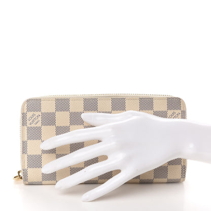 Louis Vuitton Damier Azur Zippy Wallet 2 of 8
