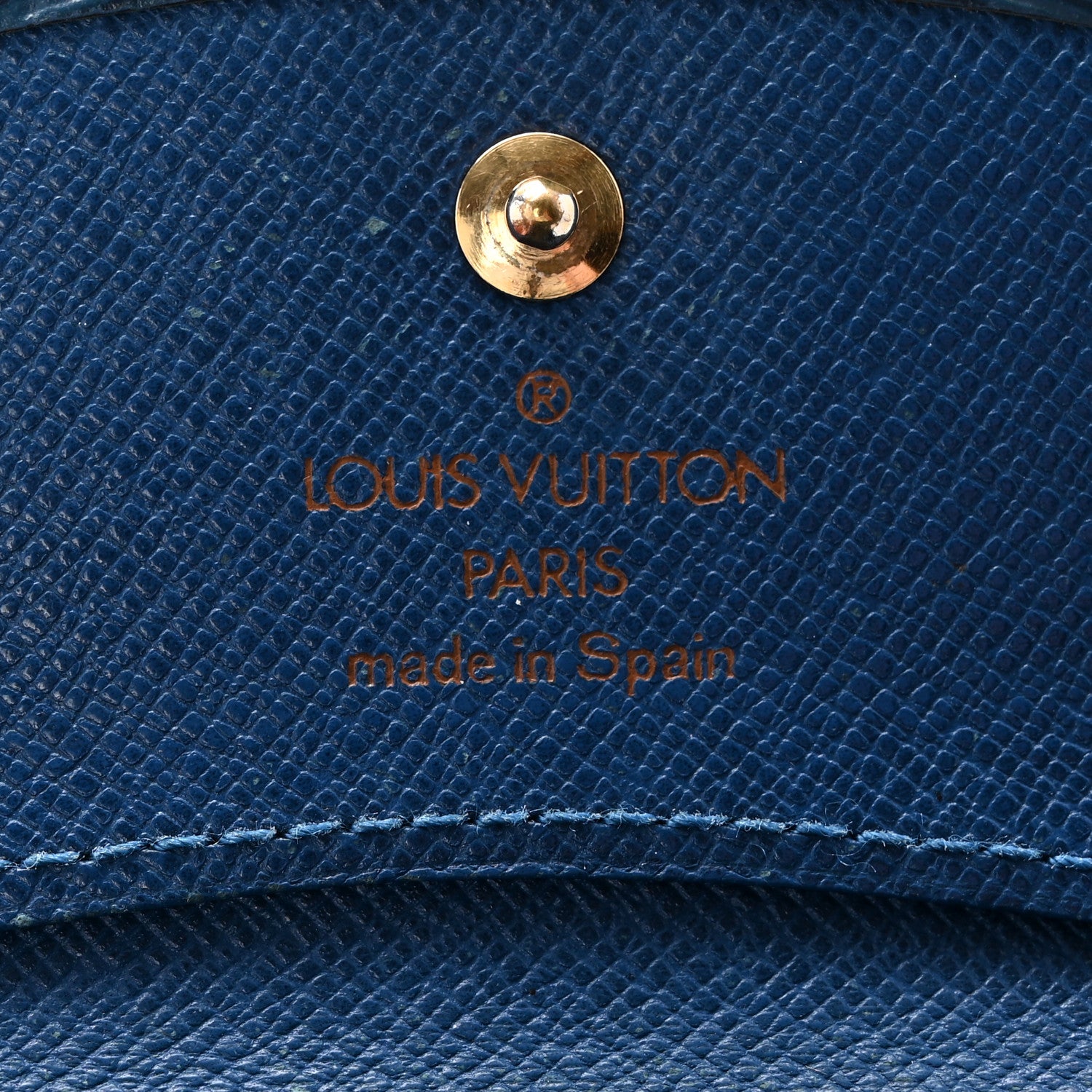 Louis Vuitton Epi Porte-Monnaie Simple Coin Purse Myrtille 6 of 15