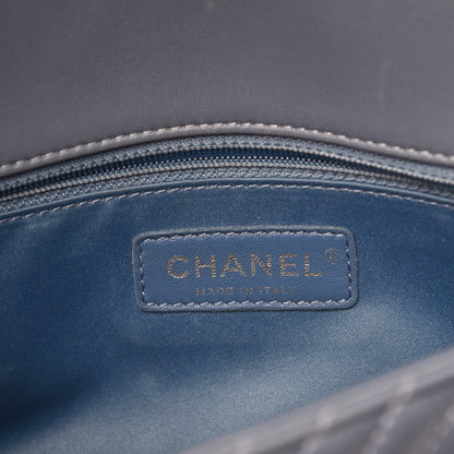 Chanel Lambskin Quilted Small CC Crossing Flap Light Blue 6 of 12