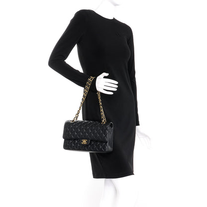 Chanel Caviar Quilted Medium Double Flap Black 3 of 9