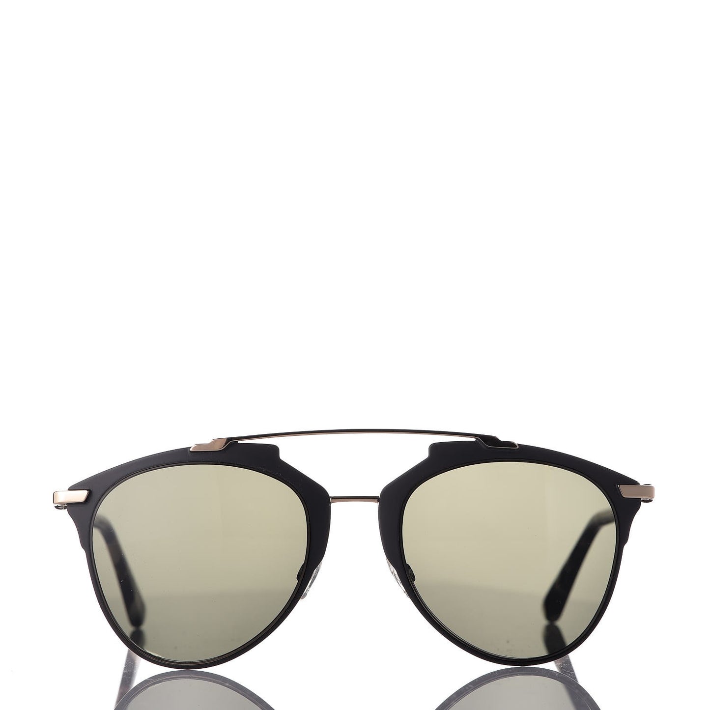 Reflected Sunglasses Black Tortoise