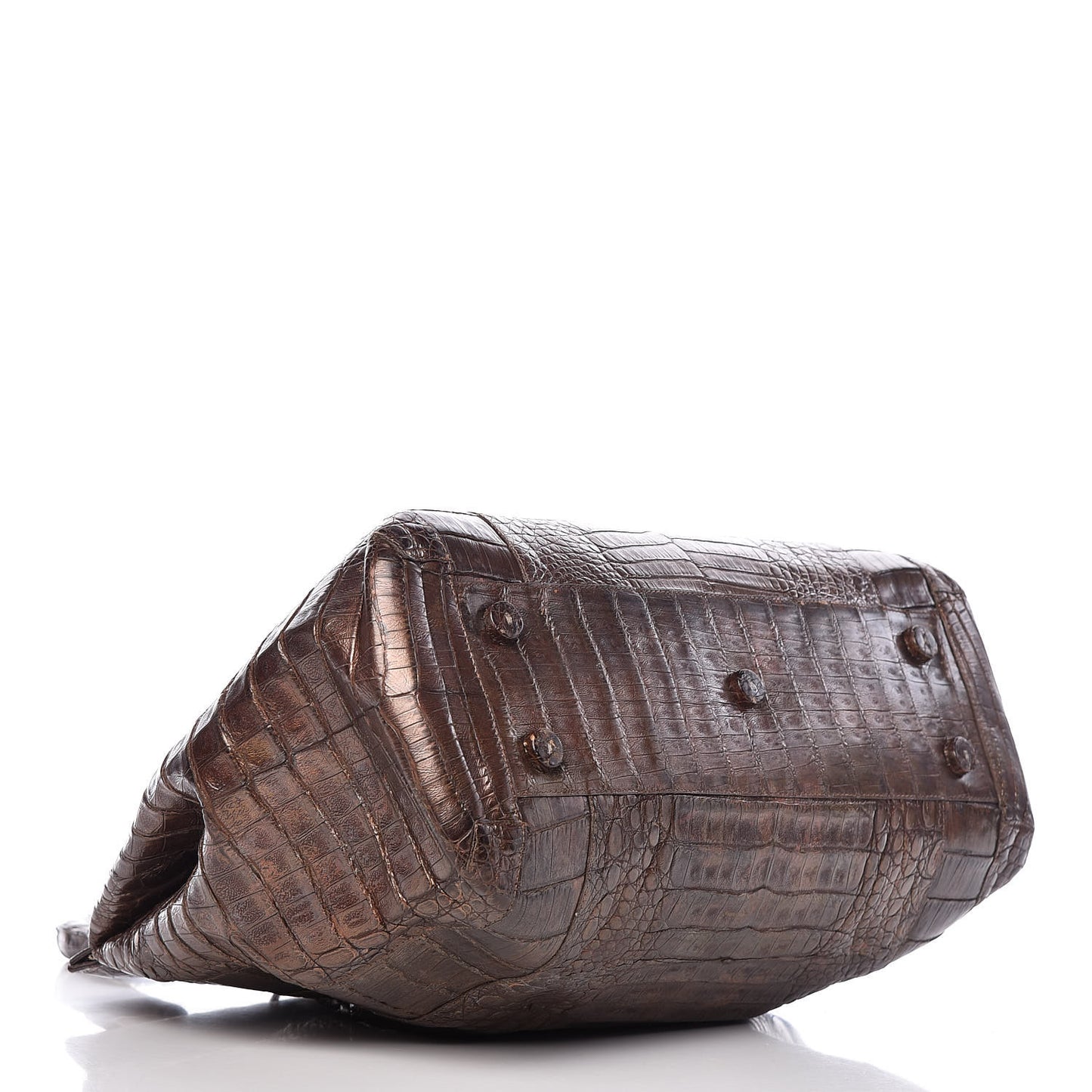Crocodile Tote Brown