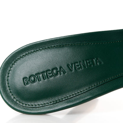 Bottega Veneta Nappa Matelasse Padded Mule Sandals 37.5 Pine Green 8 of 9
