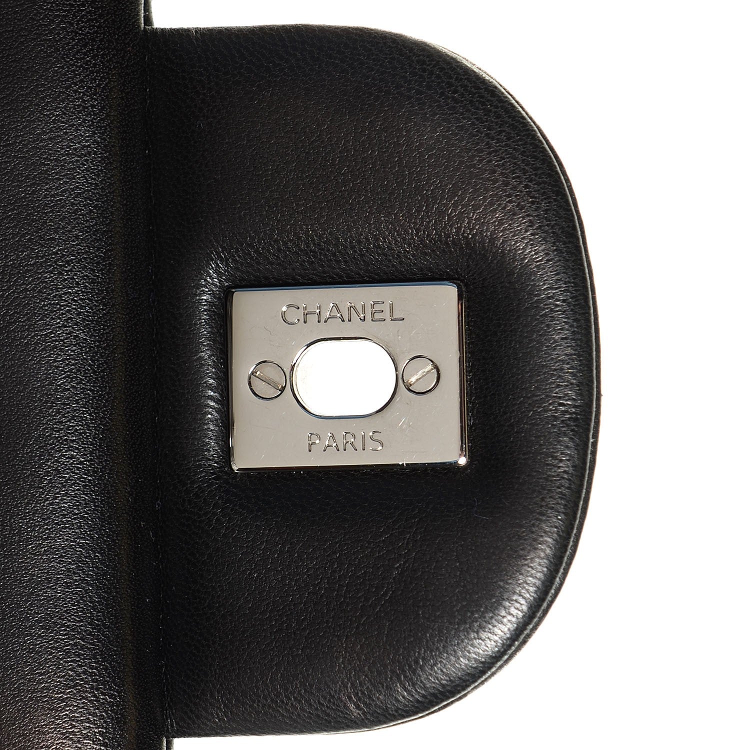 Chanel Lambskin Quilted Maxi Double Flap Black 8 of 8