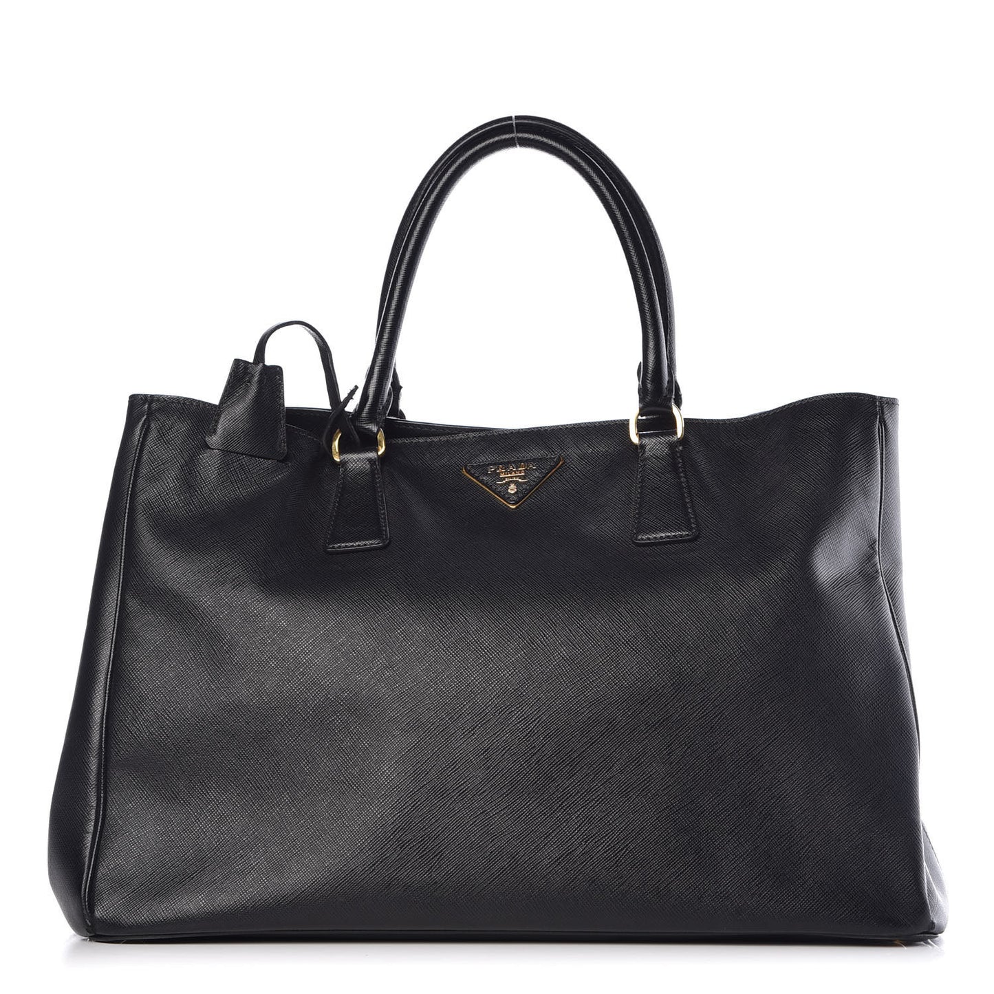 Saffiano Lux Large Tote Black