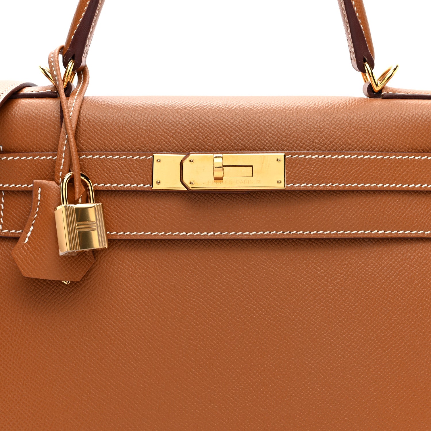 Hermes Epsom Kelly Sellier 28 Gold 8 of 11