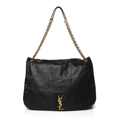 Saint Laurent SAINT LAURENT Lambskin Matelasse Monogram Large Jamie 4.3 Black 1 of 12