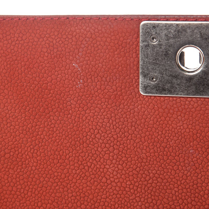 Chanel Iridescent Caviar Quilted Medium Boy Flap Red 8 of 18