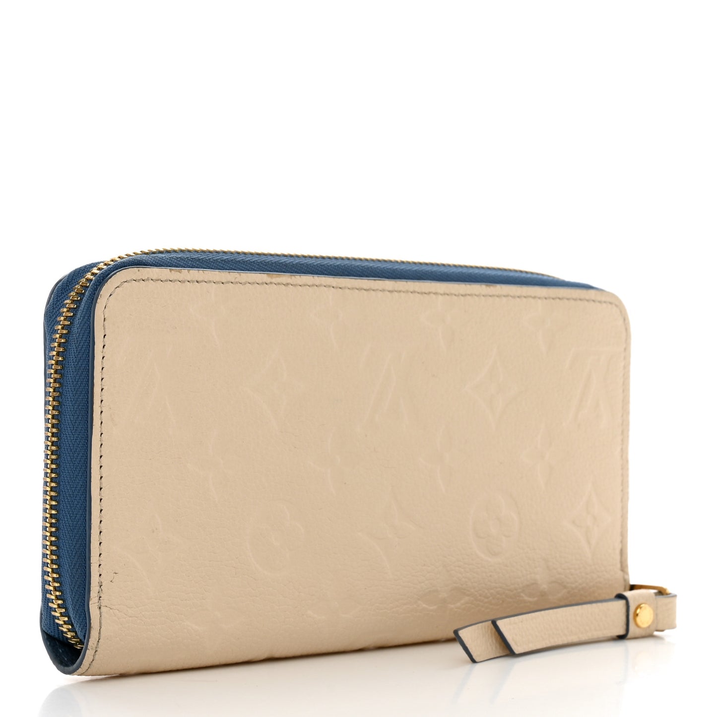 Empreinte Zippy Wallet Denim Creme