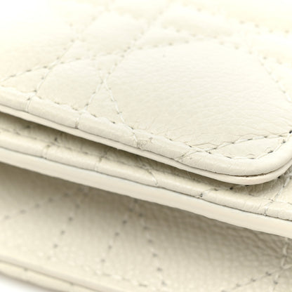 Christian Dior Supple Calfskin Caro Pouch with Chain Latte 14 of 15