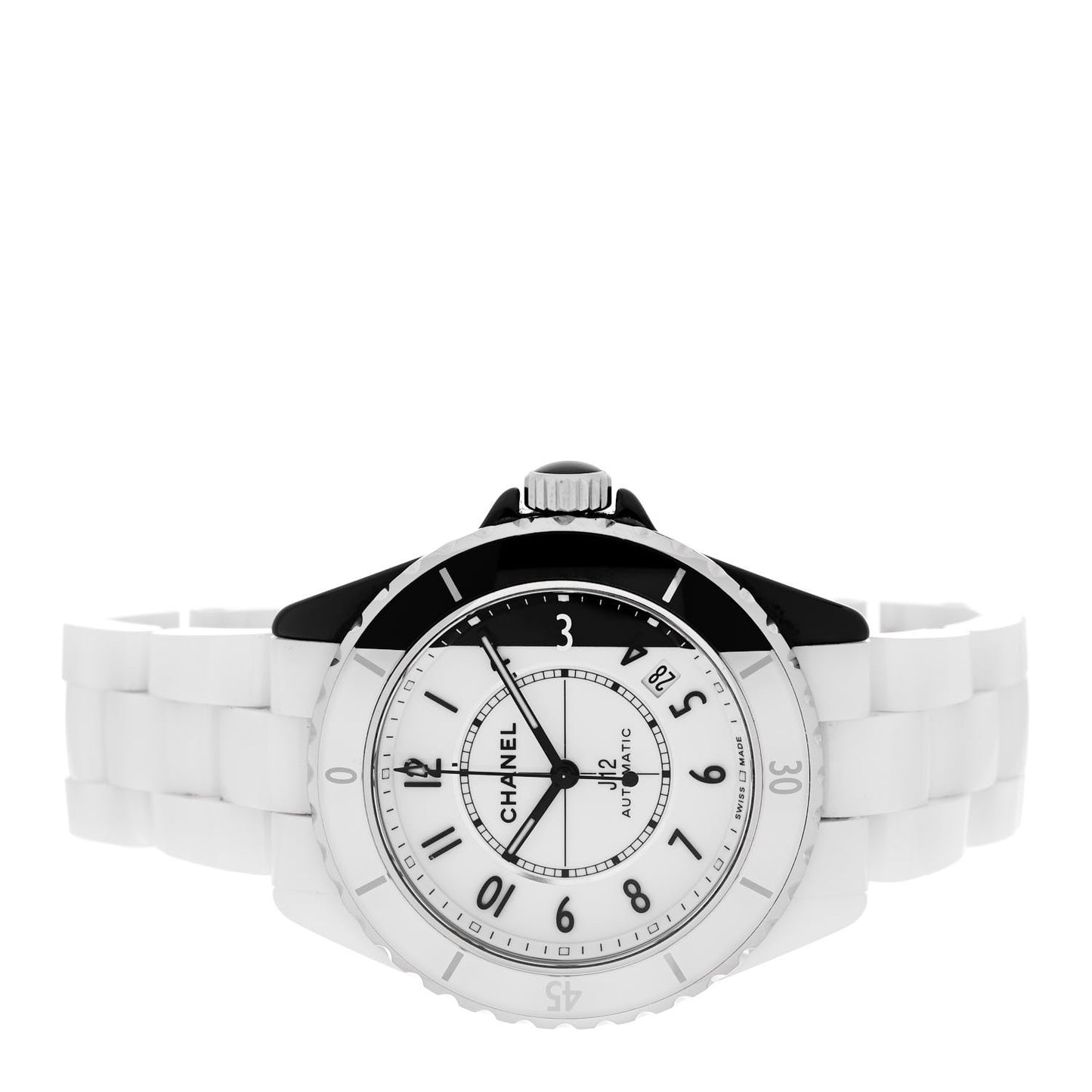 Stainless Steel Ceramic 38mm J12 Paradoxe Automatic Watch White