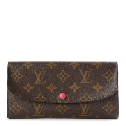 Louis Vuitton Monogram Emilie Wallet Hot Pink 1 of 11