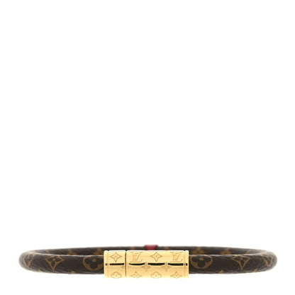 Louis Vuitton Monogram Daily Confidential Bracelet Brown 7 of 8