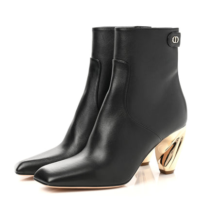 Christian Dior Soft Calfskin Rhodes 80mm Ankle Boots 35 Black 3 of 8