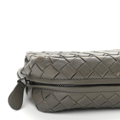 Bottega Veneta Nappa Intrecciato Mini Chain Messenger Gun Metal 8 of 9