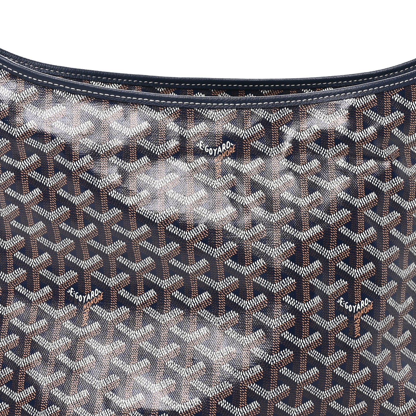 Goyardine Boheme Hobo Navy Blue