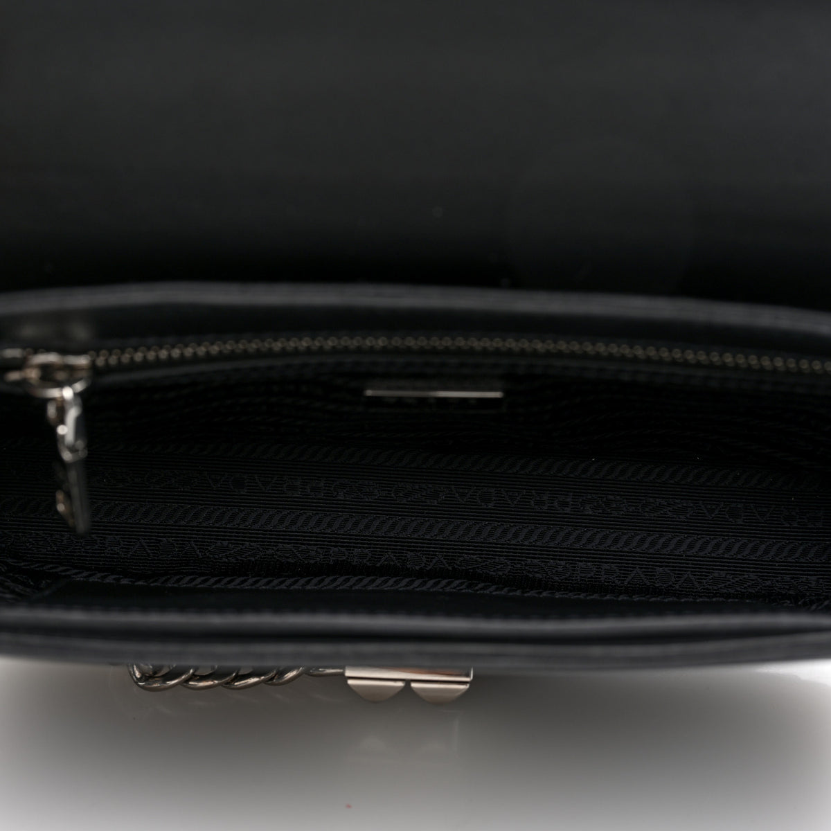 Saffiano Pattina Crossbody Bag Black