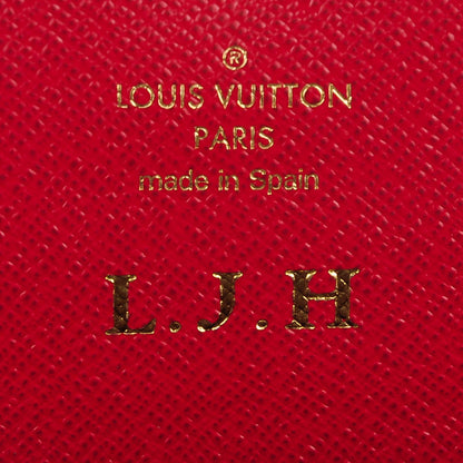 Louis Vuitton Damier Ebene Caissa Wallet Cherry 6 of 7