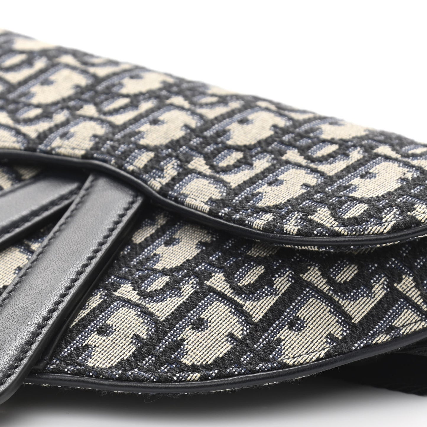 Oblique Saddle Belt Pouch Blue