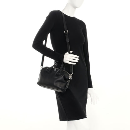Givenchy Waxed Calfskin Micro Nightingale Black 2 of 7
