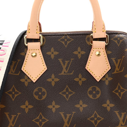 Louis Vuitton Monogram Speedy Bandouliere 20 Black 7 of 10