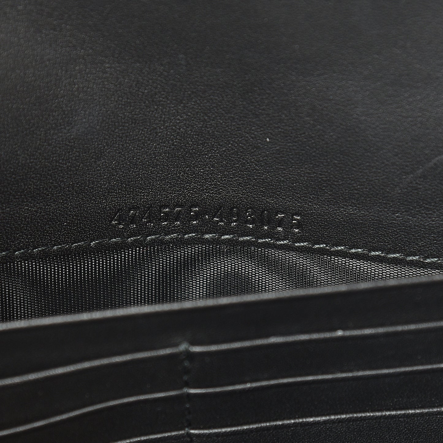 Velvet Matelasse GG Marmont Chain Wallet Black