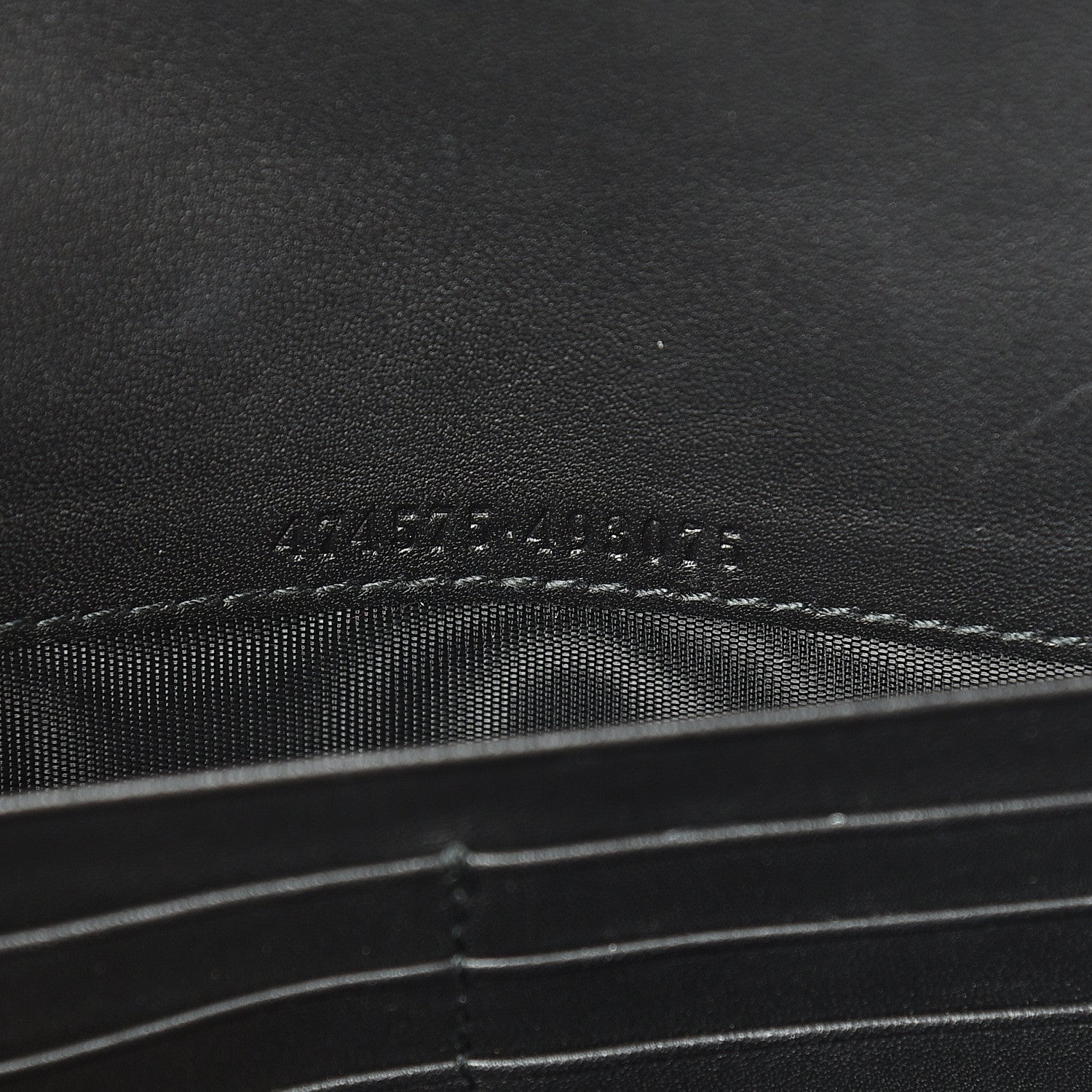 Gucci Velvet Matelasse GG Marmont Chain Wallet Black 6 of 11