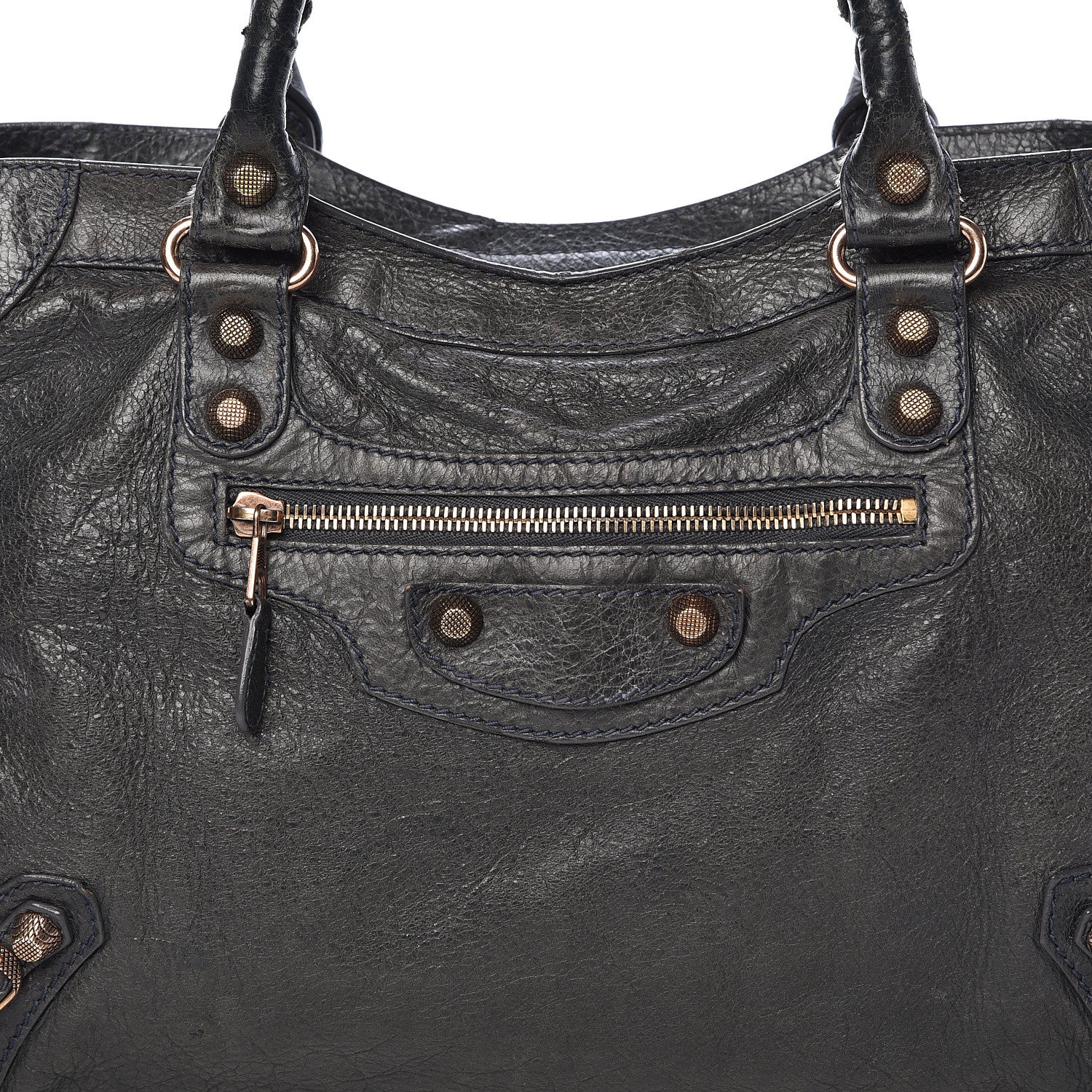 Balenciaga Agneau Giant 12 Rose Gold Hardware City Anthracite 8 of 20