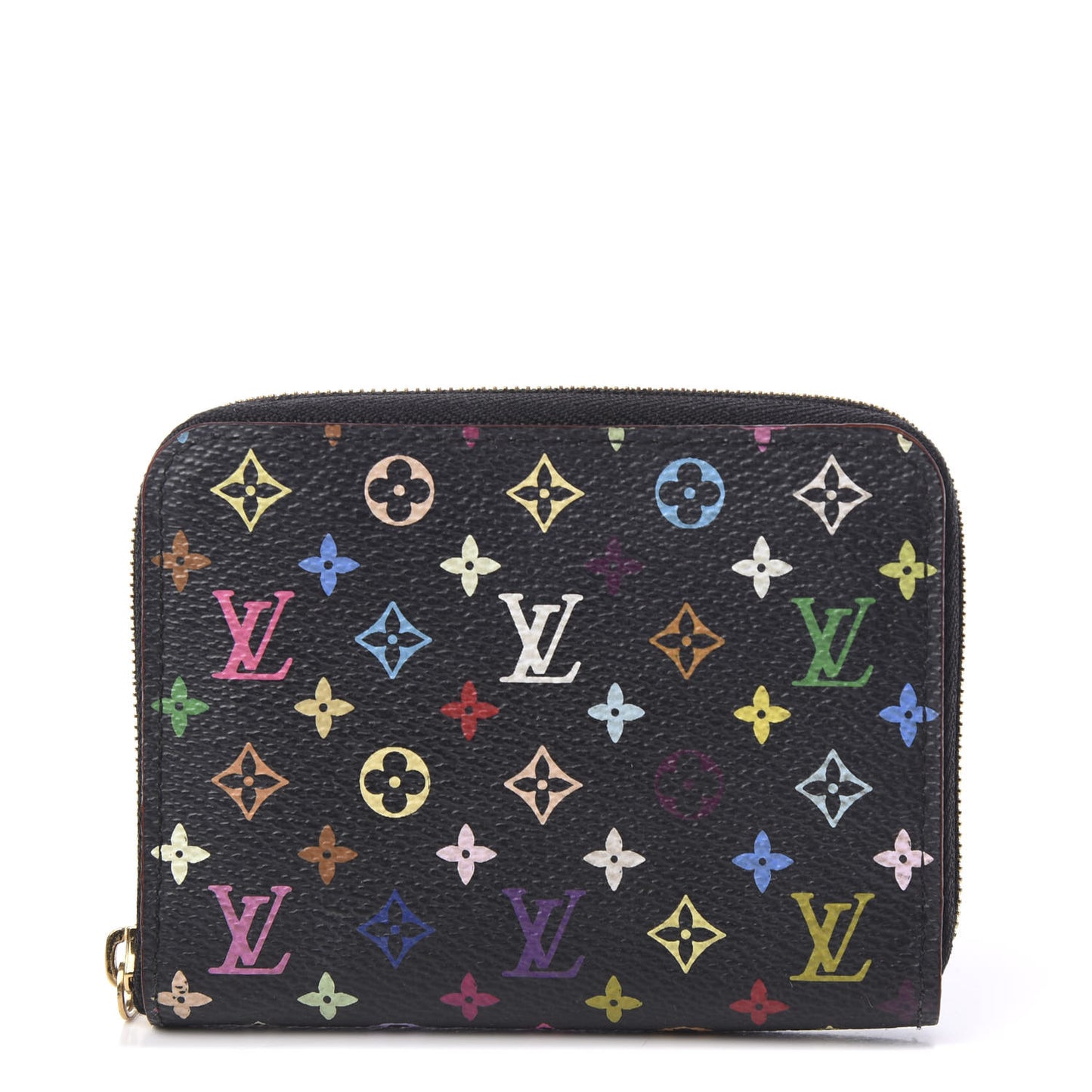 Monogram Multicolor Zippy Coin Purse Black Grenade